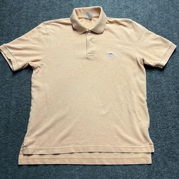 Brooks Brothers Other - Brooks Brothers 346 Polo Shirt Men Small Light Orange Short Sleeve Original Fit